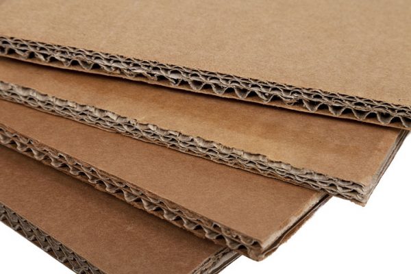 Corrugated cardboard is often made of recycled cardboard. Source: packaginginnovation.com