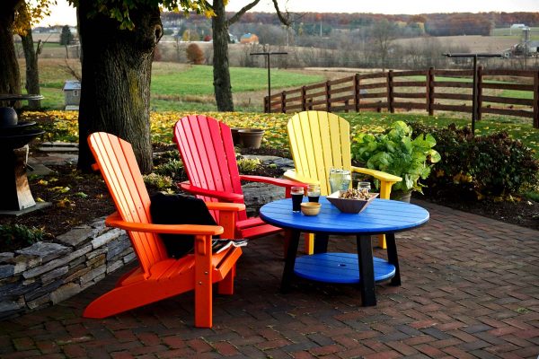Recycled plastic can take on many forms, like outdoor furniture. Source: backyardbillys.com